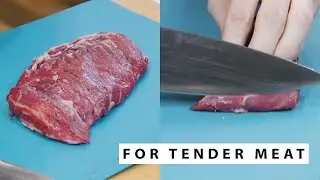 Are you cutting it right? How to cut meat against the grain