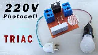 Make 220V Photocell With Triac