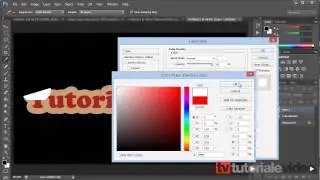 Tutoriale Video Photoshop Sticker Text Effect