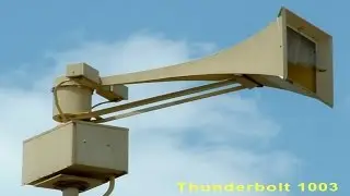 Warning Siren - Federal Signal Thunderbolt - Demonstrating 4 Signals ( HD Rescale )