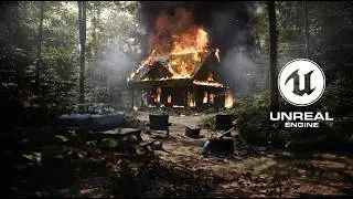 I Made A Realistic Fire Scene In Unreal Engine 5 | 4K