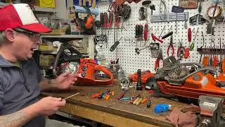 How to adjust newer chainsaw carburetor s