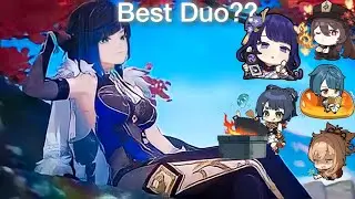 Who is the best Duo with yelan?|| افضل ثنائي مع يلان|| GENSHIN IMPACT