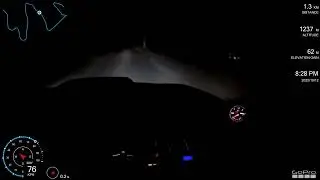 Subaru Impreza wrx fox. Night training rally in the mountains