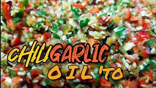 CHILI GARLIC OIL STEP BY STEP
