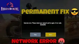 Pubg Mobile|Network Error Fix 100% Working Final Fix😊