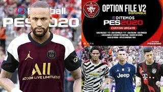 PES 2020 ACTUALIZADO AL 2021 | OPTION FILE CUSTOM UPDATE V2