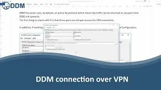 DDM Tutorials - DDM connection over VPN