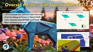 Overset meshes with OpenFOAM-V2312 | Let's compute the Chimera hole manually