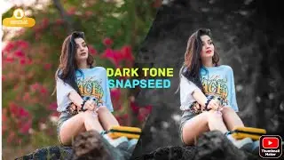 SNAPSEED DEEP BLACK TONE  | Photo Editing Tutorial | Snapseed Editing