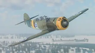 WarThunder.Финский самолет Valtion lentokonetehdas Myrsky II находится в Шведской ветке исследования