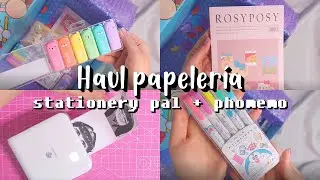 HAUL DE PAPELERÍA BONITA | Stationery Pal + Phomemo (códigos de descuento)