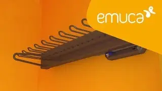 How to install an extractable tie rack in your wardrobe - Emuca