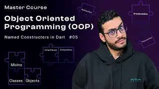 Named Constructors in Dart #5 بالعربي