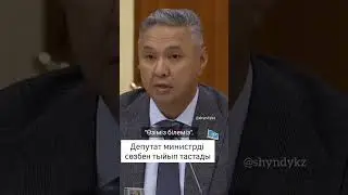 Депутат министерди созбен тыйып тастады