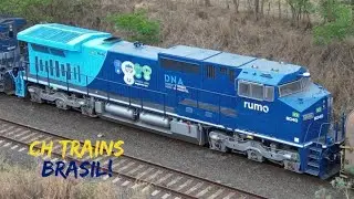 Seguindo a locomotiva Dash 9 - DNA Rumo.
