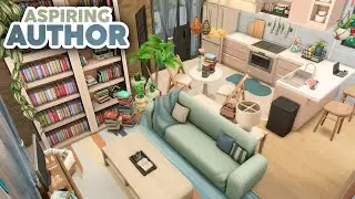 Aspiring Author Apartment 📚 // The Sims 4 Speed Build: Apartment Renovation
