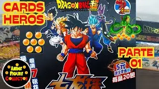 Unboxing & Review Dragon Ball Heros Cards Collection Serie 1 HR Caixa Preta