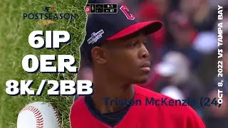 [WC] Triston McKenzie | Oct 8, 2022 | MLB highlights