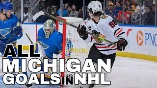 ALL LACROSSE AND MICHIGAN GOALS IN THE NHL😍🥍