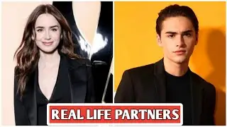 Lily Collins (Emily In Paris: 4) Vs Joshua Colley (Descendants; 2024) Real Life Partners 2024