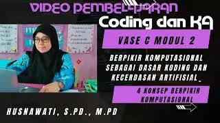 Video Pembelajaran Berpikir Komputasional sebagai dasar Koding dan Kecerdasan Artifisial