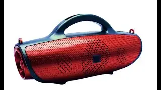 Беспроводная колонка KIMISO Колонка портативная беспроводная Bluetooth KMS-E83 Красный.