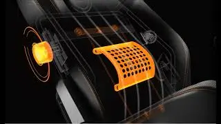 Кресло Cactus CS CHR MAG GY серый-черный крестов. сталь пластик черный