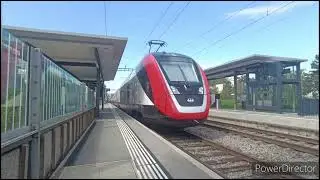 Des trains à Pully et Lausanne