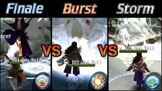 Toram Online - Finale vs Burst vs Storm , Magic Damage Comparison ( Staff & MD )