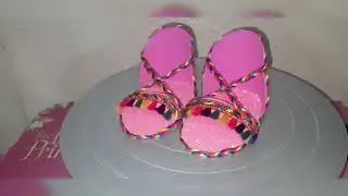 EASY BABY SHOES 👡MAKING | Navratri dance 💃💃 Sandal for Kids | #babyshoes #sandals #navratri #shoes