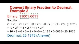 12: How Computers Convert Binary Fractions into Decimal Number. A Simple Approach.