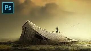 House Destroyed - Compositing & Manipulation Photoshop Tutorial