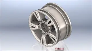 Wheel with audio narration  || SolidWorks Tutorial