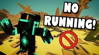 Minecraft Survival Games BUT I CAN'T RUN