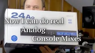 Unboxing and Set Up of MOTU 24ao for Hybrid Analog Console Summed Mixing