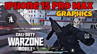 Warzone Mobile Graphics is Awesome on iPhone 15 Pro Max × Gameplay