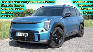 2024 Kia EV9 GT-Line AWD (385 PS) | Test Drive, Electric Consumption, Range & Autobahn Top Speed