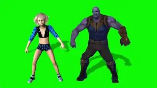 Green Screen  - Johnny & Suzie in Boogie Town  -  L1 Comics Universe