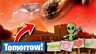 Something CRAZY Happening to TILTED TOWERS in Fortnite Battle Royale! (METEOR TOMORROW)