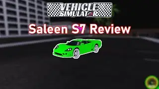 Saleen S7 Review! - Roblox Vehicle Simulator | 4K
