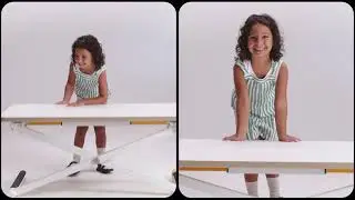 poptop - der höhenverstellbare Kinderschreibtisch von den woom Gründern