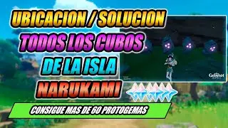 UBICACION Y SOLUCION DE LOS 15 CUBOS DE LA ISLA DE NARUKAMI /GENSHIN IMPACT INAZUMA /PUZZLES GUIA