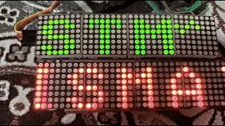 MAX7219 SPI AND GPIO STM32 DISPLAY STM32F401 DOT MATRIX FREERTOS