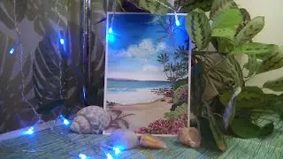 #art #artist Рисуем просто! (живопись гуашью) Побережье южного моря (2021)