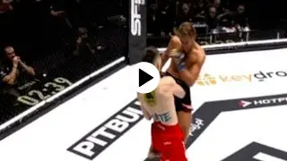 Nokaut! 47s! Sebastian Fabijański vs Filip Filipek Marcinek Gala Fame MMA 19 - Walka trwała 47s
