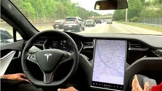 2019 TESLA MODEL S FULL-SELF DRIVING TEST DRIVE & REVIEW | FicklinTV Vlog