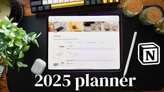 Get organized in Notion 💻 for a productive 2025 | Notion Tour