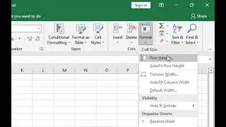 How To **CHANGE ROW HEIGHT IN EXCEL***  [STEP BY STEP TUTORIAL]