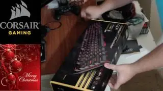 Christmas Unboxing: Corsair Gaming - Rapidfire Keyboard + Void Headset + M65 Mouse + H60 Cooler